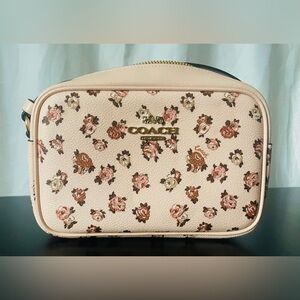 Coach Mini Jamie Camera Bag with Rose Print